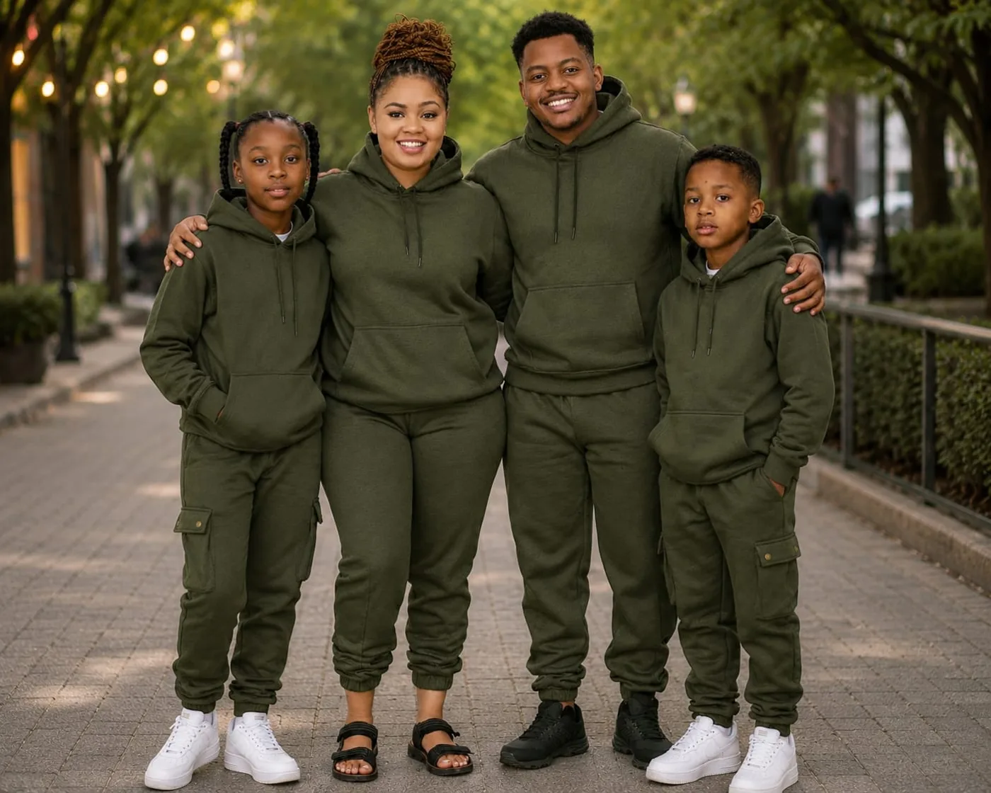 Family Matching Fleece Tracksuit