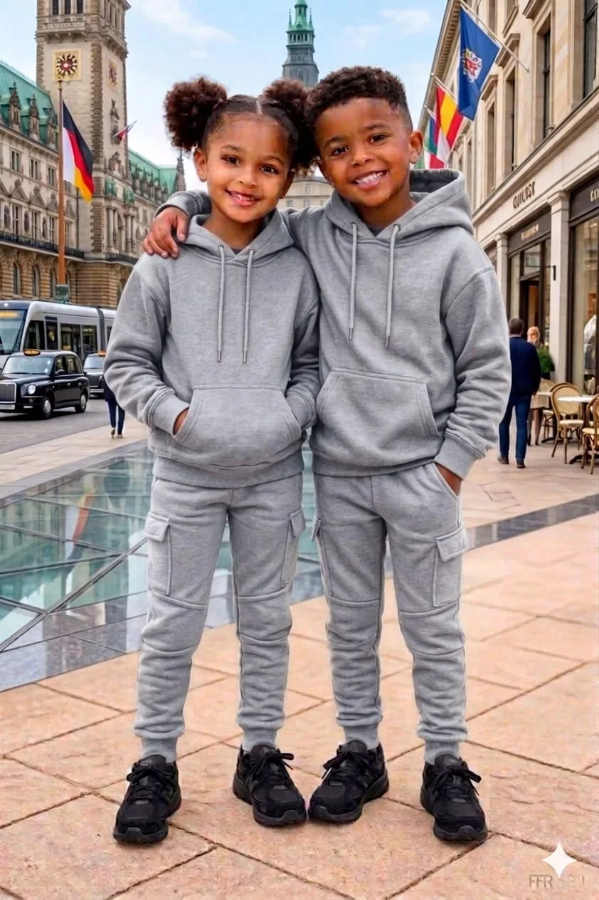Kids' Fleece Hoodie Tracksuit