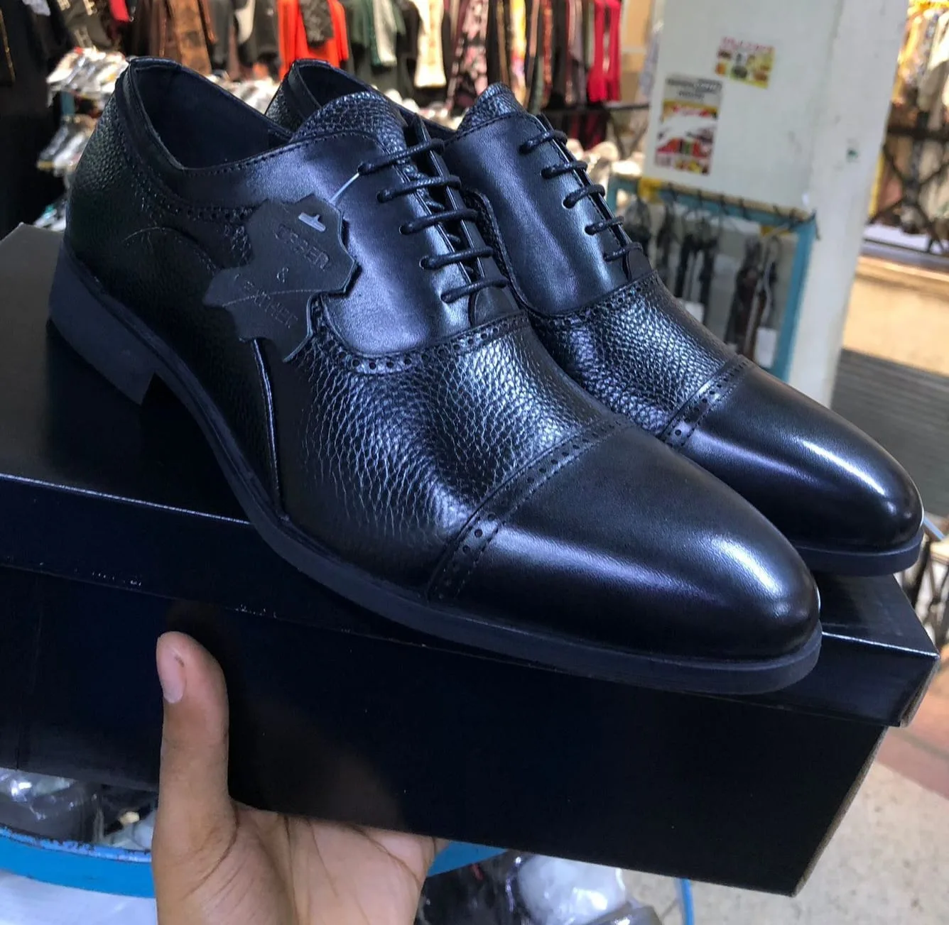 Men's Leather Oxford Shoes