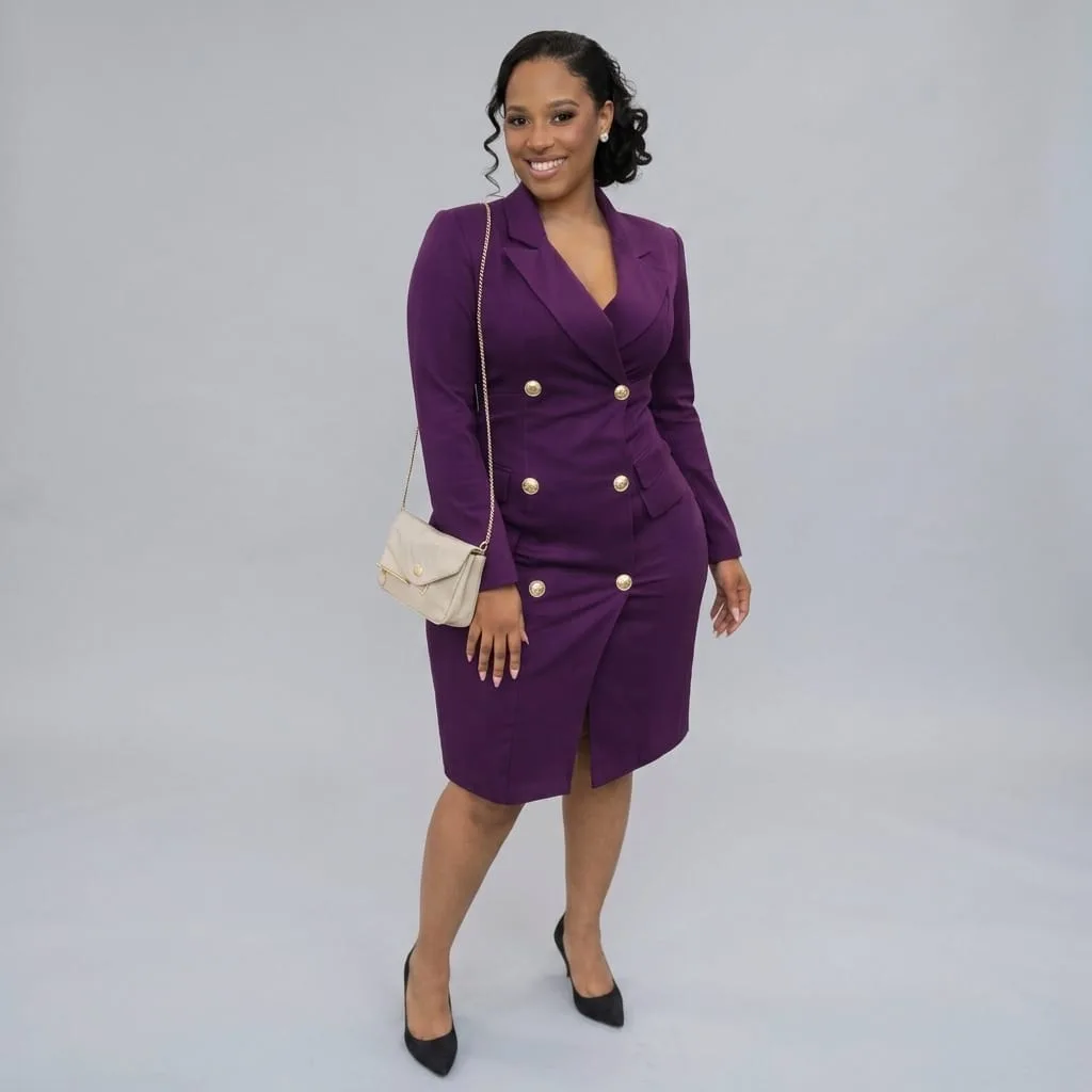 The Power-Look Blazer Dress – Women's Wear | Vee Fashions