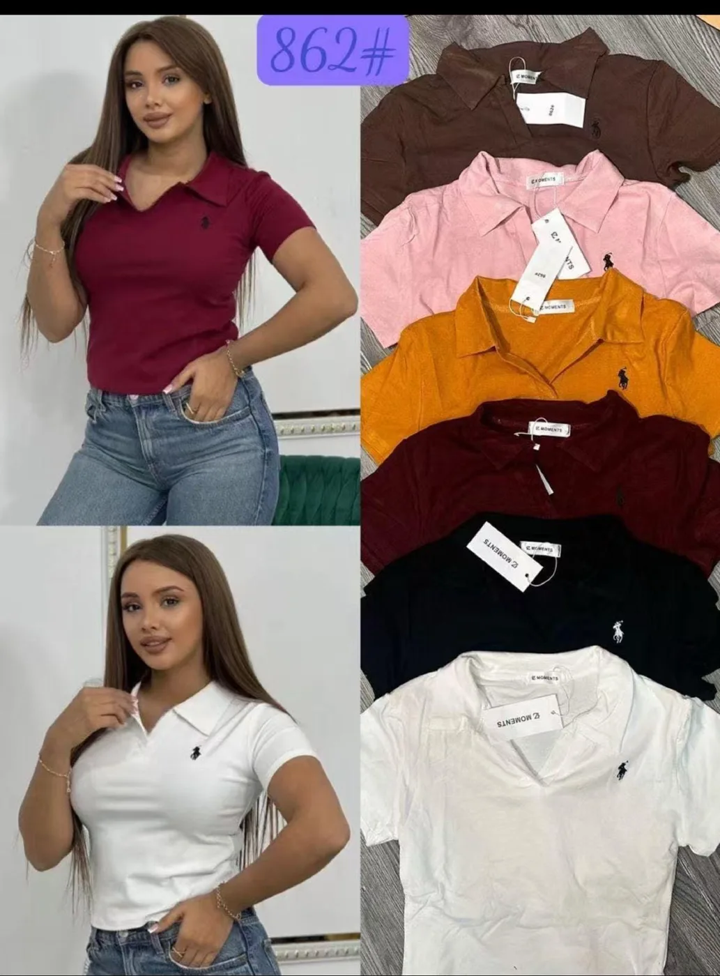 Women's Polo Collar Top