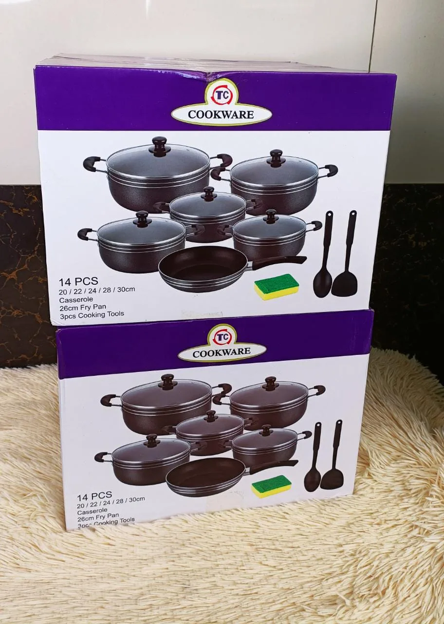 TC 14-Piece Non-Stick Cookware Set